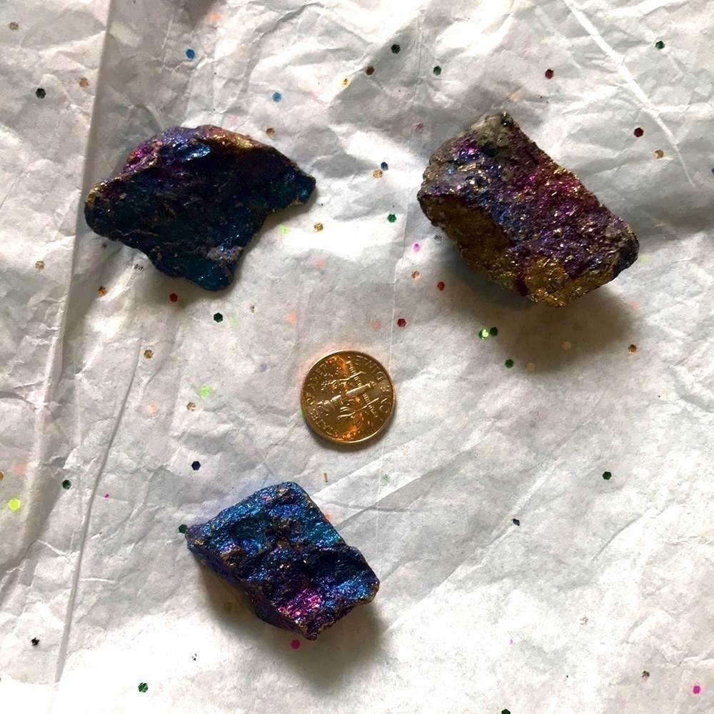 Chalcopyrite (Peacock Ore) Raw Precious St…